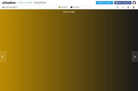 漂亮的渐变颜色